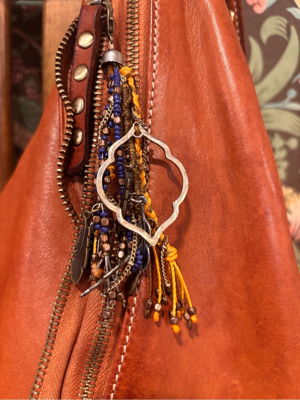 Tassle bag charm